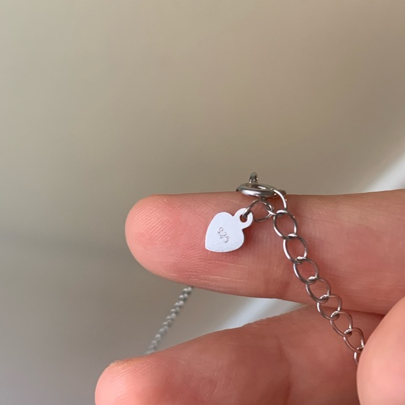 925 sterling silver evil eye necklace - Picture 4 of 4